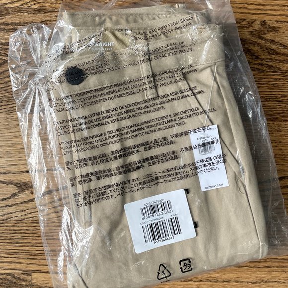 NWT Old Navy boys Straight Built-in Flex Uniform pants - 8 Slim - 2 pack - Picture 2 of 2